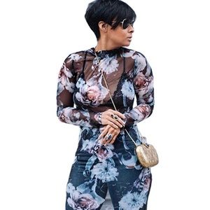 See-through Bodycon Dress